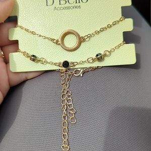 Bracelet set. ( or anklets) Two. Can be used for two gifts!